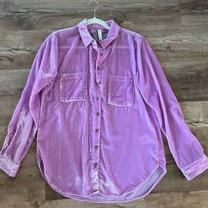 Pilcro, from anthropologie, velvet top. Size 6